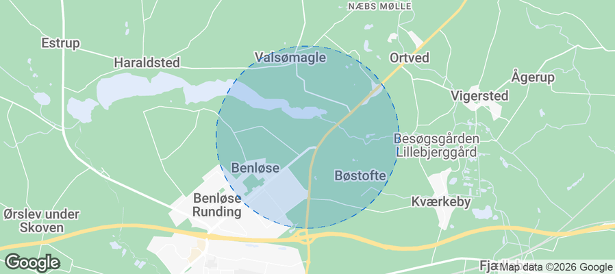 Ringsted Municipality Airbnb map